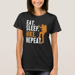 Ät viloläge Höj Upprepa Baksäck H för utomhusbruk T Shirt