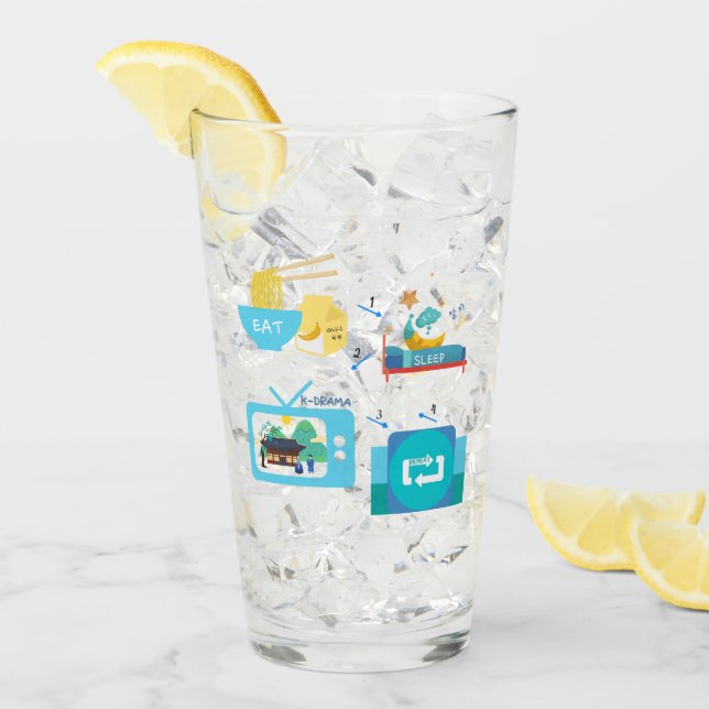 Ät viloläge K-Drama och upprepa (anpassa det) Glaskopp (Framsida Ice)