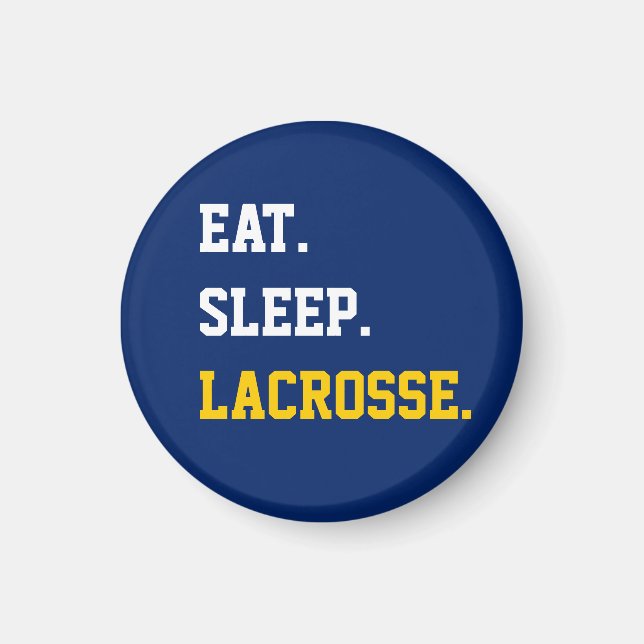 Ät viloläge Lacrosse Magnet (Framsidan)