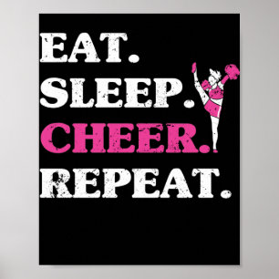 Ät viloläge, mer än en gång Cheerleader Fläkt Poster