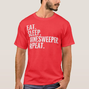 Ät viloläge Minesweeper Upprepa T Shirt