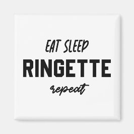 Ät viloläge Ringette Upprepa Ringette Player-prese Magnet