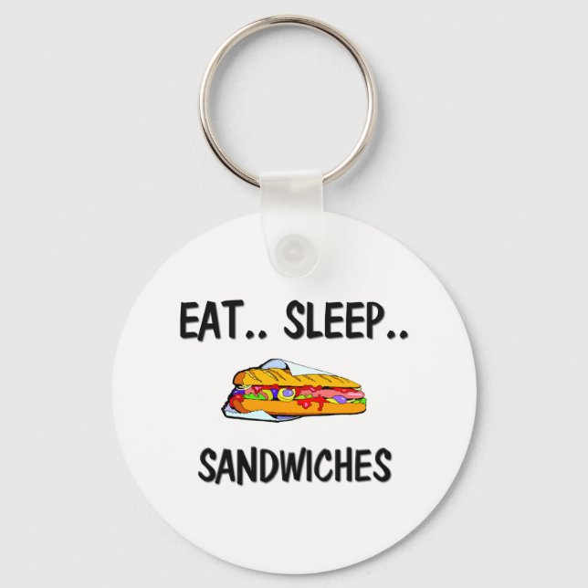 Ät viloläge SANDWICHES Nyckelring (Framsida)
