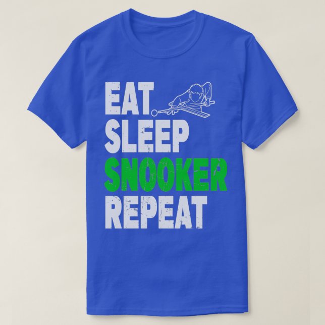 Ät viloläge Snooker Upprepa Snooker Design Classic T Shirt (Design framsida)