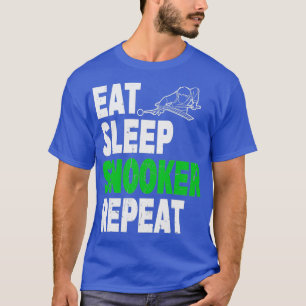 Ät viloläge Snooker Upprepa Snooker Design Classic T Shirt
