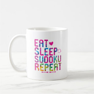 Ät viloläge Sudoku Upprepa Vasst sinne Kaffemugg
