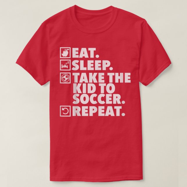 Ät viloläge Ta klippet till Fotboll RepeatOcer Mam T Shirt (Design framsida)