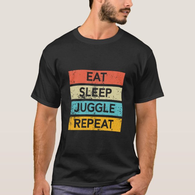 Ät viloläge Upprepa 132 T Shirt (Framsida)