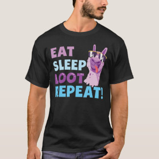 Ät viloläge Upprepa LLAMA Birthday Gift Classic  T Shirt