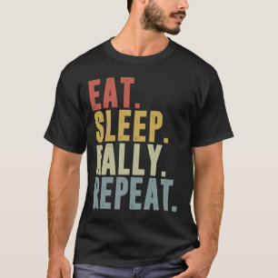 Ät viloläge Upprepa regelbundet körning av linjär  T Shirt
