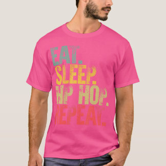 Ät viloläge Upprepa skift med övergående sömn Hip T Shirt