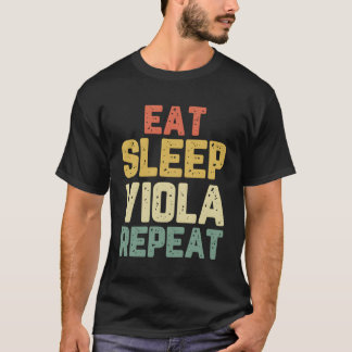 Ät viloläge Viola Upprepa Vintagen Violist Gift T Shirt