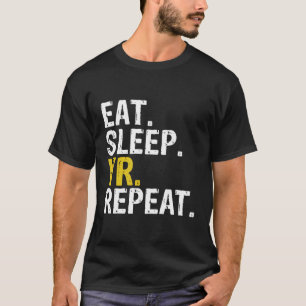 Ät viloläge Vr Upprepa gåva T Shirt