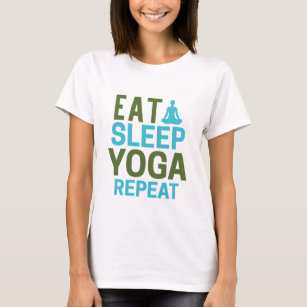 Ät viloläge Yoga Repeat T Shirt