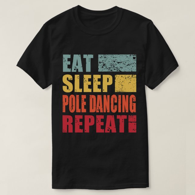 Ät vilolägeDölj upprepning T Shirt (Design framsida)