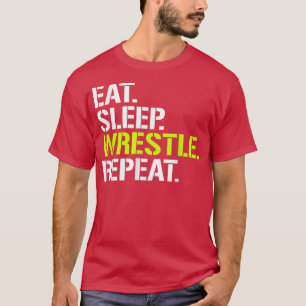 Ät vilolägeUpprepa CoolWrestling T Shirt