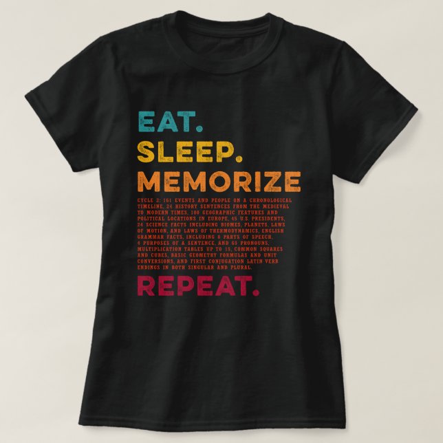 Ät vilominnesminne Upprepa konverteringscirkel 2 T Shirt (Design framsida)