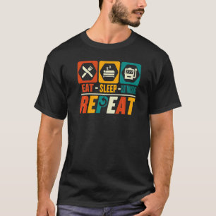 Ät viloplats Maskin Upprepa kasinospel T Shirt