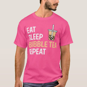 Ät vilopubbel Tea Repeat Boba Tea Premium T Shirt