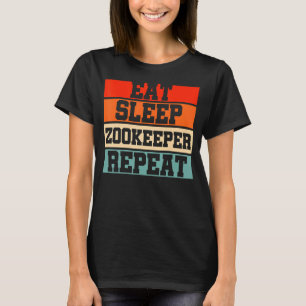 Ät vilozoo som håller kvar djuret Upprepa djurets T Shirt