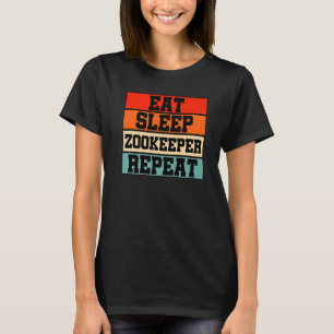 Ät vilozoo som håller kvar djuret Upprepa djurets T Shirt