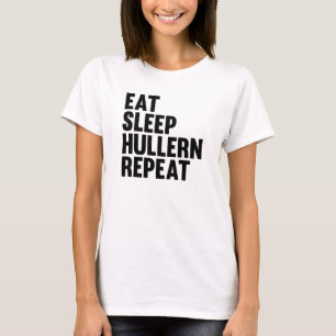 Ät vilt och mullerska upprepa idrotten med Hula Ri T Shirt