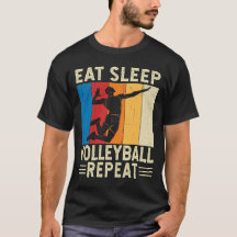 Ät vilt Volleyball Upprepa Volleyball Player