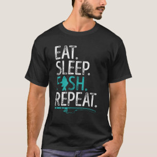 Ät viltfångande fisk Upprepa Manar Kvinnor i fiske T Shirt