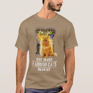 Ät viltfångare - katter - Upprepa lustigt Cat Love T Shirt