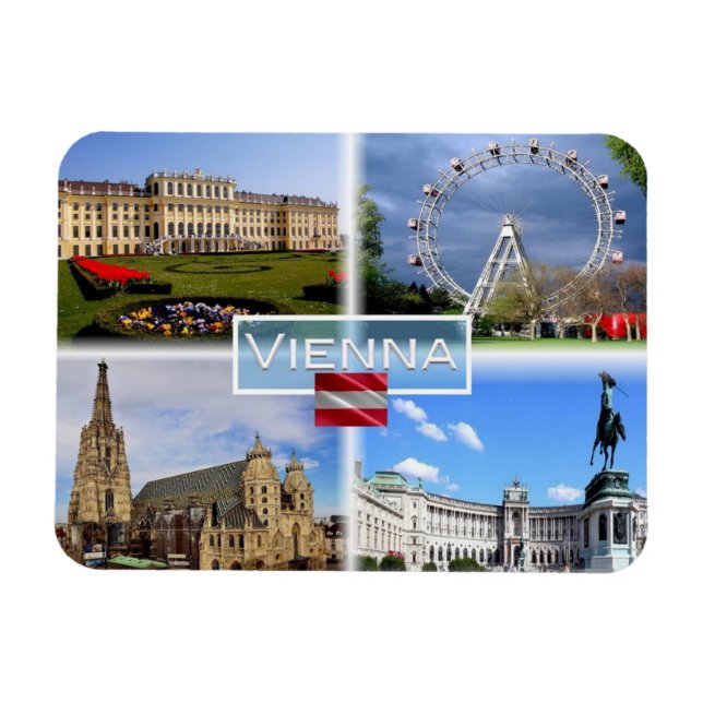 AT Wien - Schloss Schonbrunn - Prater Fnfair - Magnet (Horisontell)