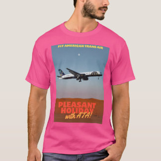 Ata 757 Travel Poster Illustration T Shirt