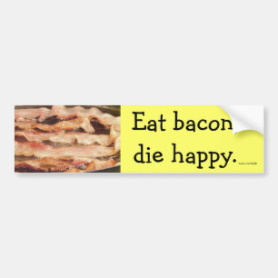 Äta bacon bildekal
