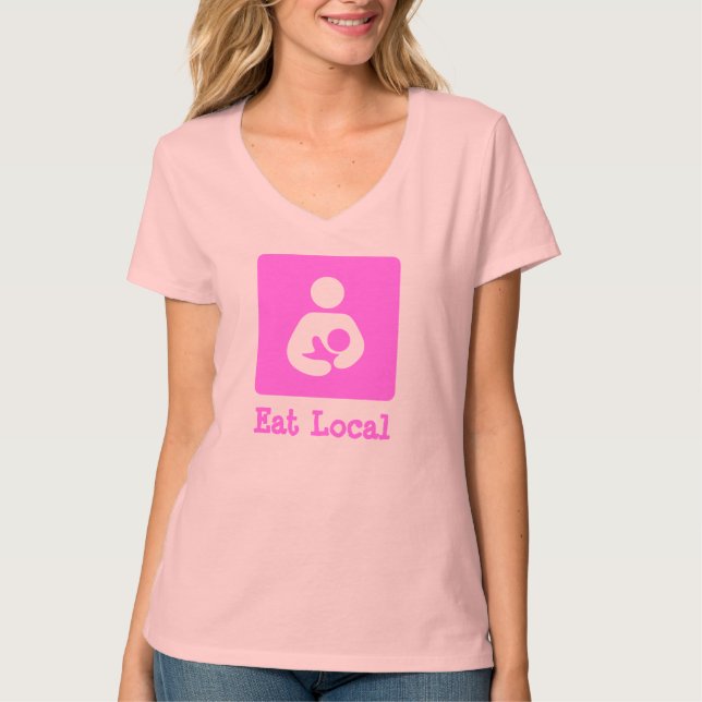 Äta Breastfeeding för lokal/sjukvårdsymbolen Tee (Framsida)