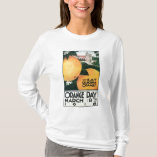 Äta CA-orangar på orange dag T Shirt