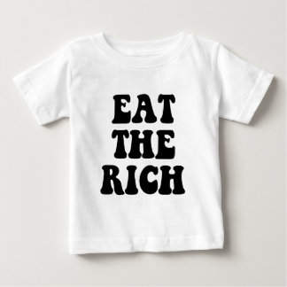 Äta den occupy wall street riken t-shirt