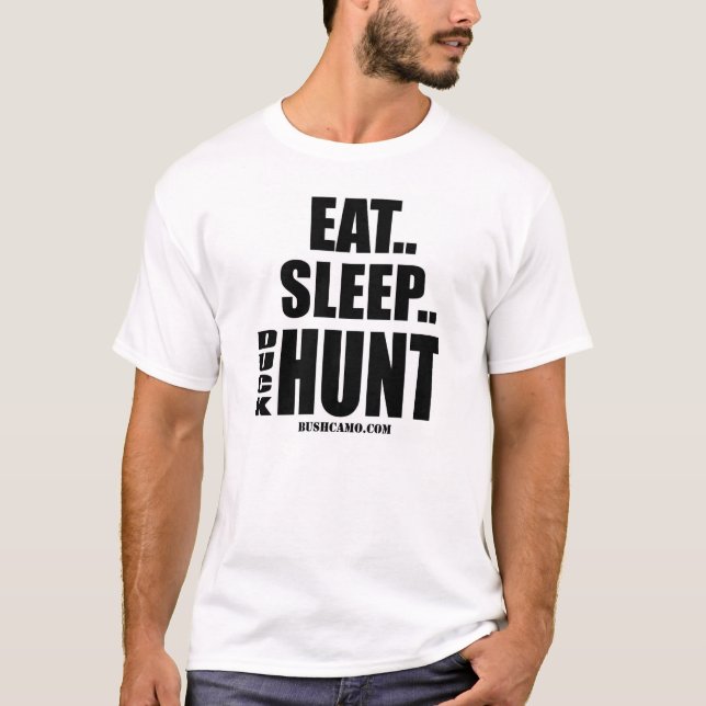Äta… den sömn… ankajakten tee shirt (Framsida)