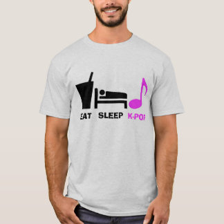 Äta den sömnKpop T skjortan (tända), Shirt