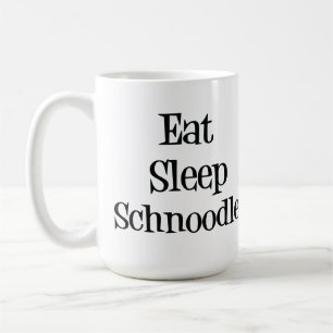 Äta den sömnSchnoodle muggen Kaffemugg