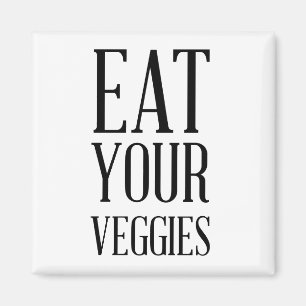 Äta din Veggiesmagnet Magnet