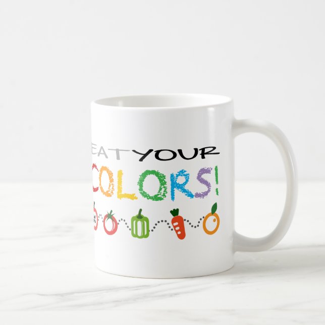 Äta dina färger! kaffemugg (Höger)