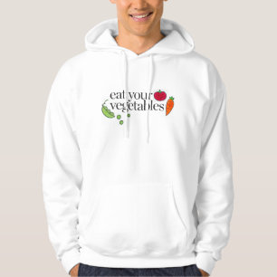 Äta dina grönsaker hoodie