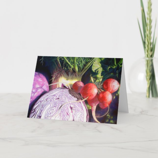Äta dina Veggies #1 Kort (Framsida)