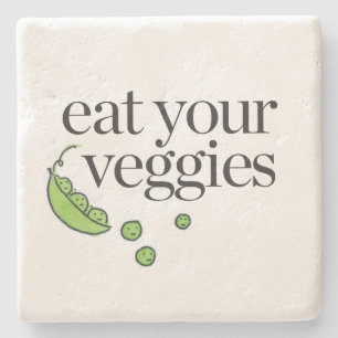 Äta dina Veggies Underlägg Sten