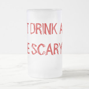 ÄTA DRINKEN OCH VAR LÄSKIG! FROSTAT ÖLGLAS