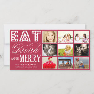 ÄTA, DRINKEN & VAR DET GLADA KORTET FÖR %PIPE% JULKORT