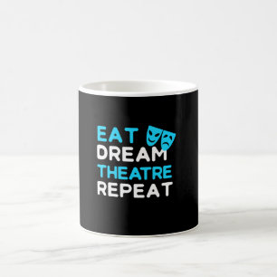 Äta dröm- Theatrerepetition, trevlig design för Kaffemugg