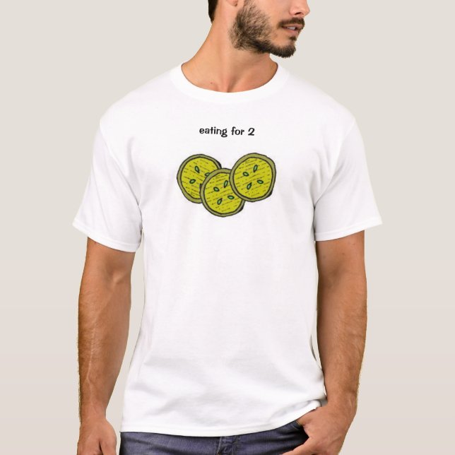 äta för 2 t shirt (Framsida)