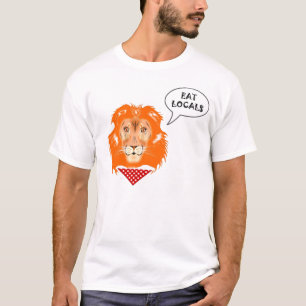 Äta för högskolahumor för lokaler den roliga t-shirt