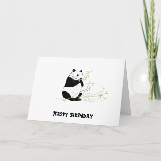 Äta för Panda Kort (Framsida)