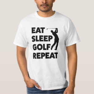 Äta gåvan för skjortan för sömnGolfrepetition T Shirt